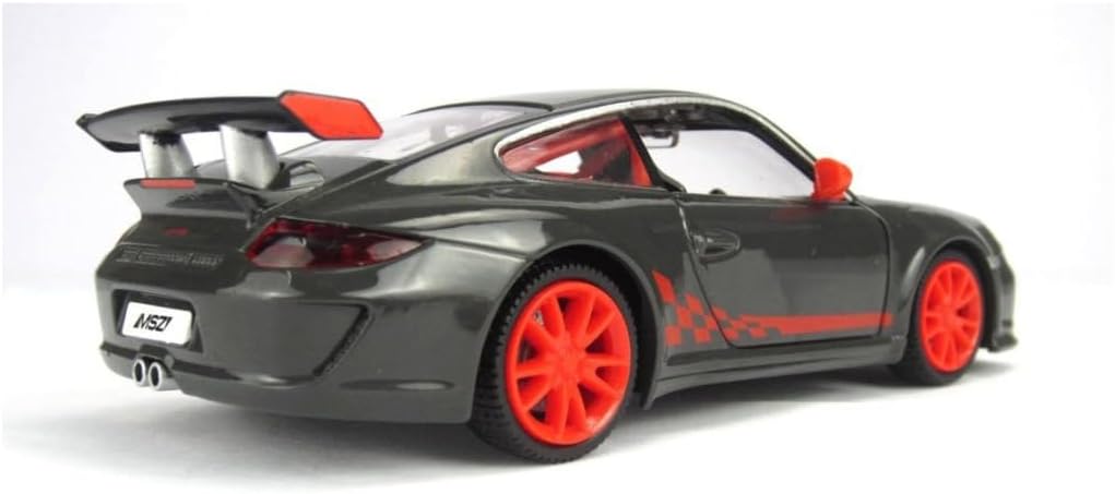 MSZ Porsche 911 GT3 RS Car 1:32 Die-Cast Replica - Dark Grey - Laadlee