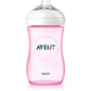 Philips Avent Natural 3.0 Feeding Bottle 260ml - Pink