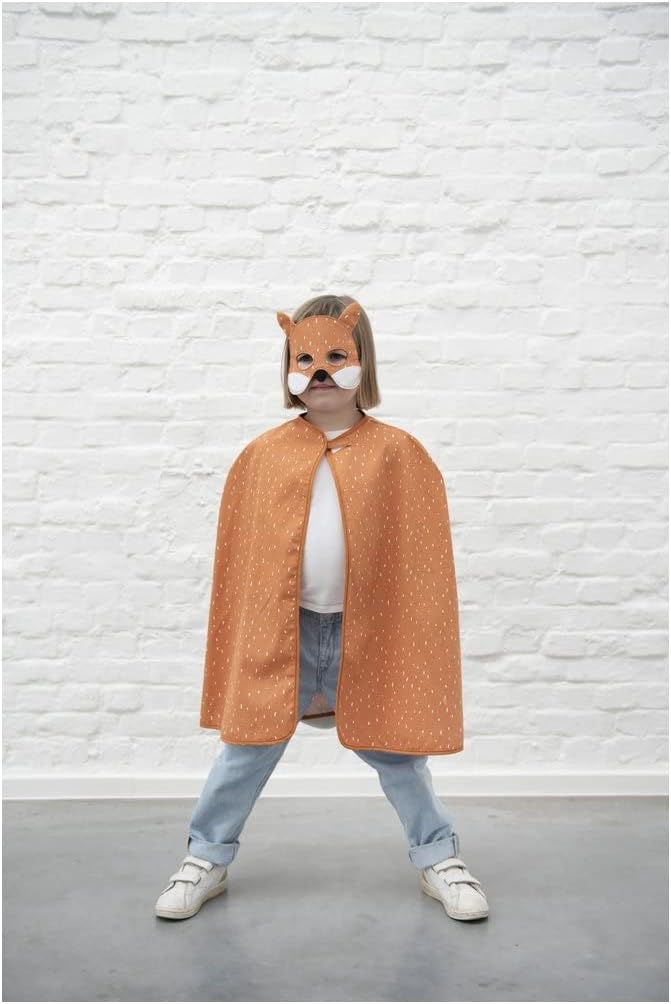 Trixie Cape And Mask - Mr. Fox - Laadlee