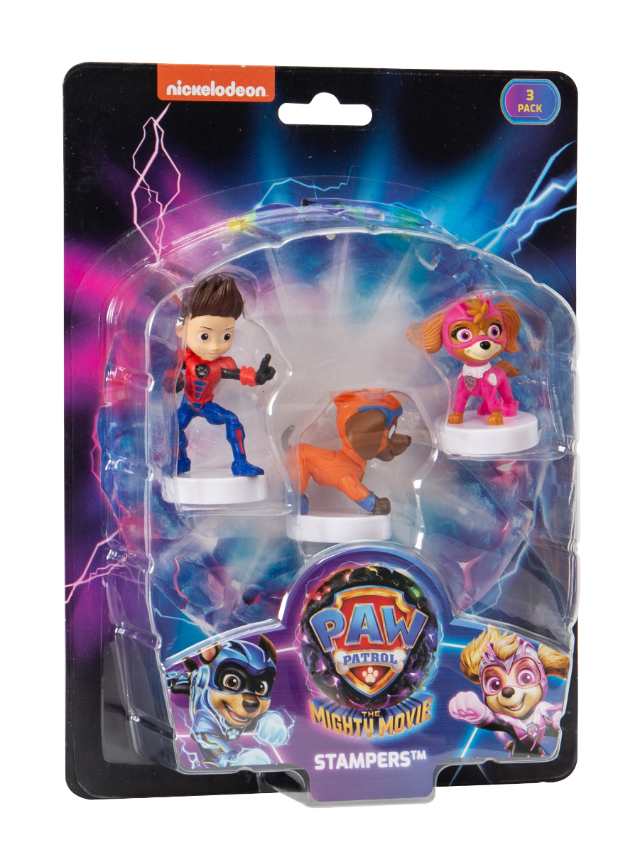 Paw Patrol: The Mighty Movie Stampers - Pack of 3  (Assorted)