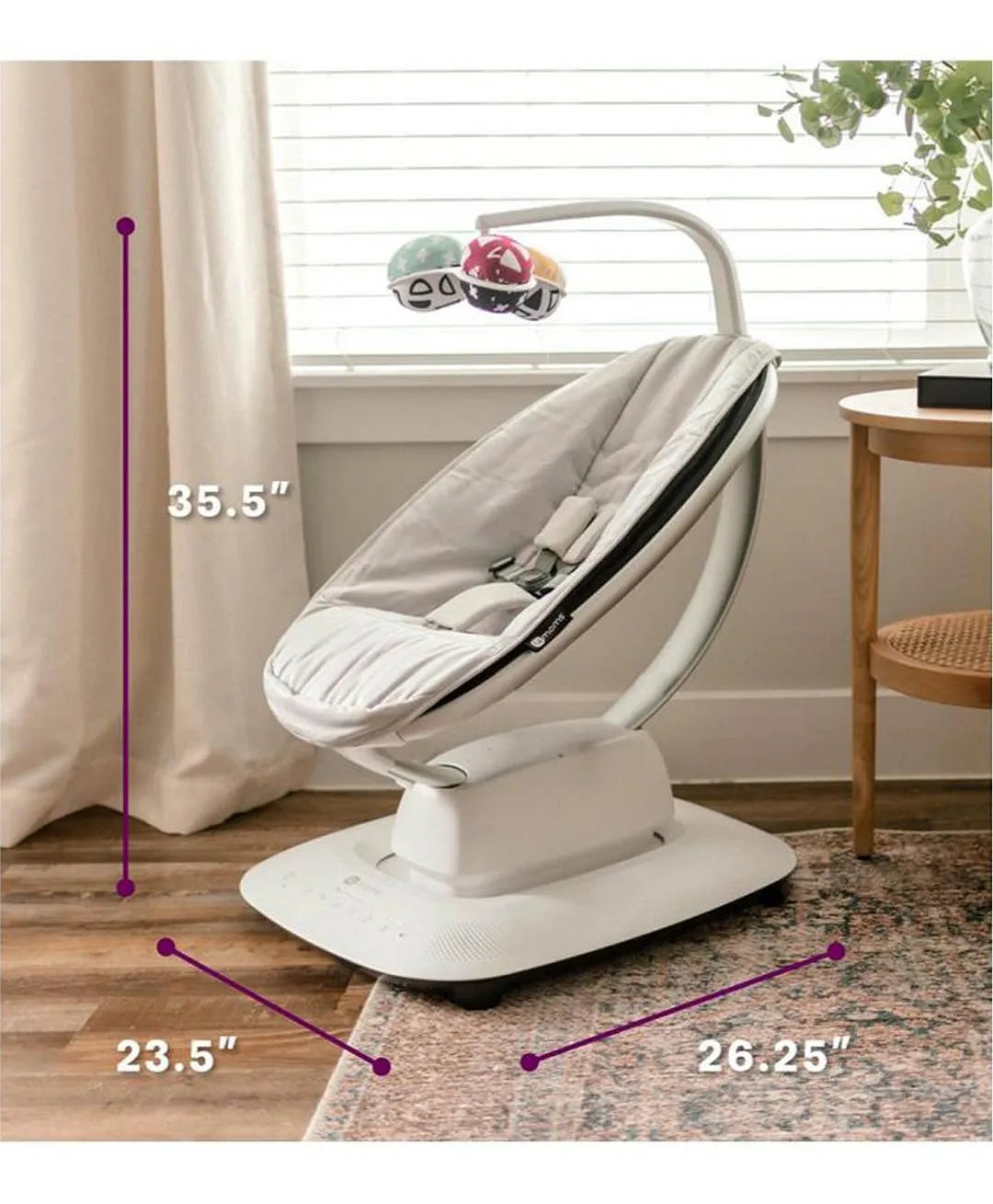 4moms MamaRoo Multi-Motion Baby Swing - Rosewood