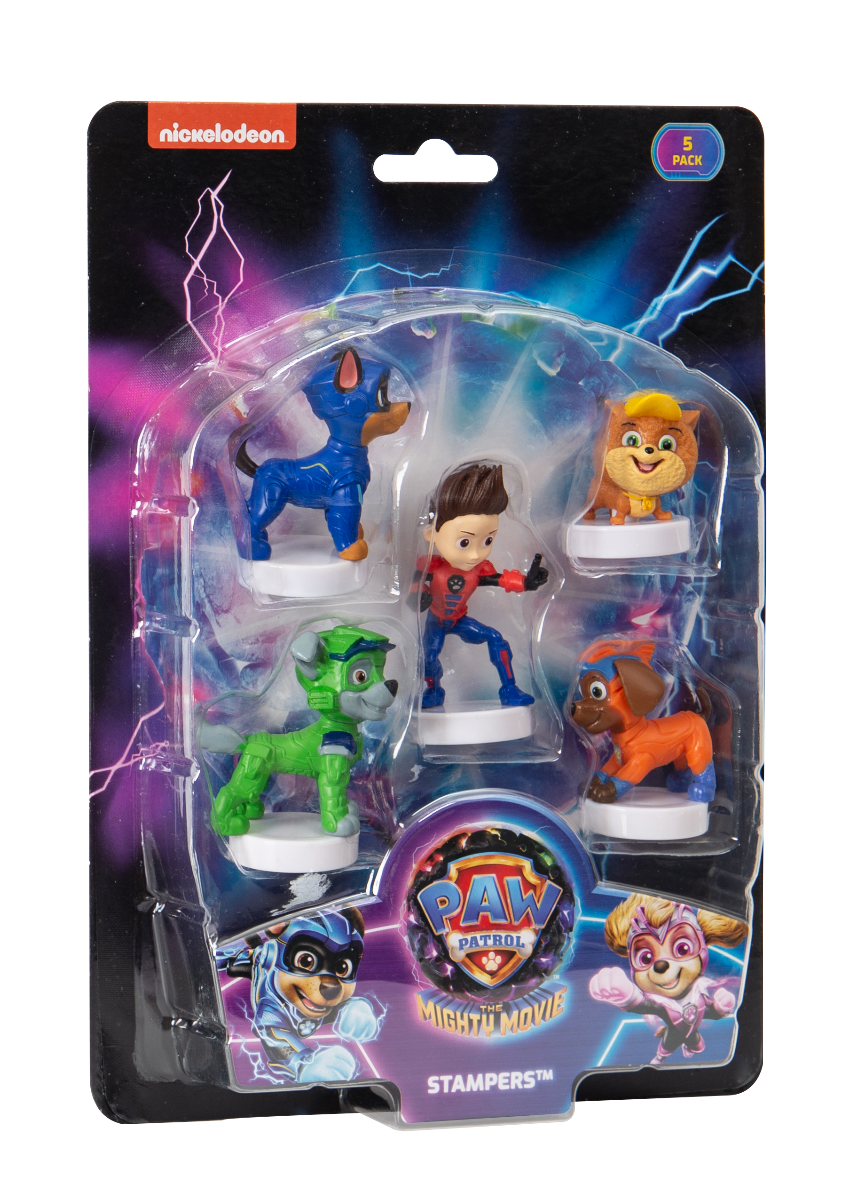 Paw Patrol: The Mighty Movie Stampers - Pack of 5  (Assorted) - Laadlee