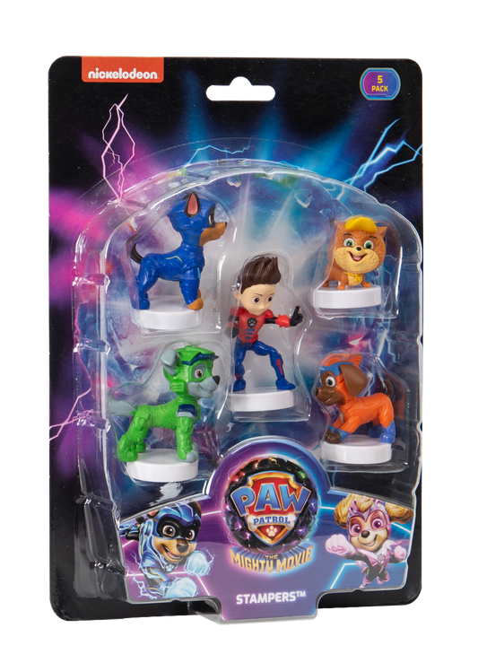 Paw Patrol: The Mighty Movie Stampers - Pack of 5  (Assorted)