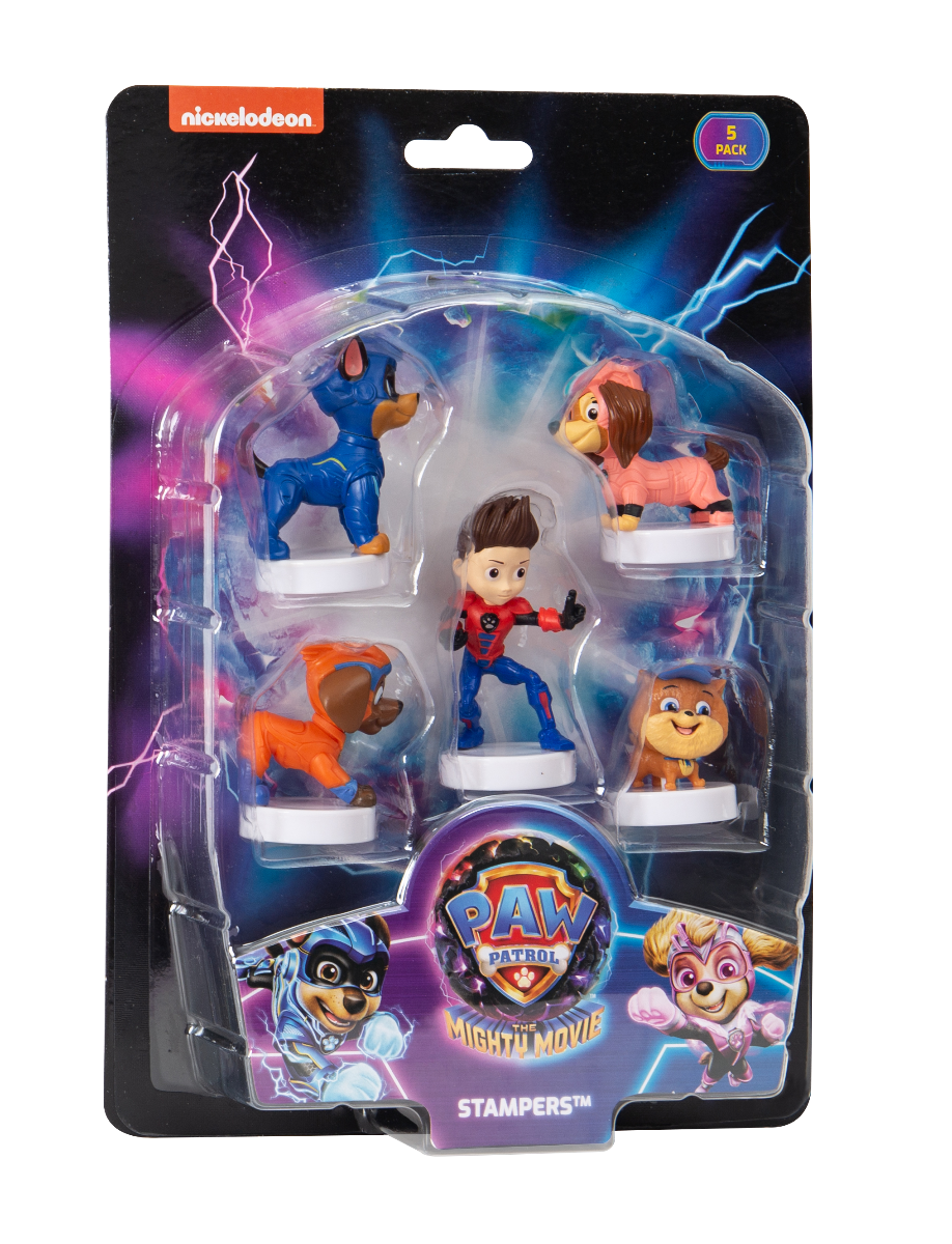 Paw Patrol: The Mighty Movie Stampers - Pack of 5  (Assorted) - Laadlee