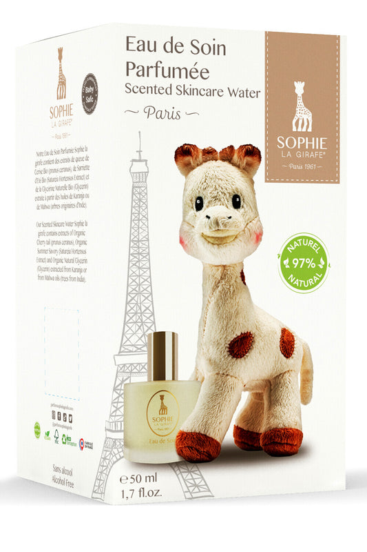 Sophie la Girafe Scented Skincare Water 50ml with Plush Toy