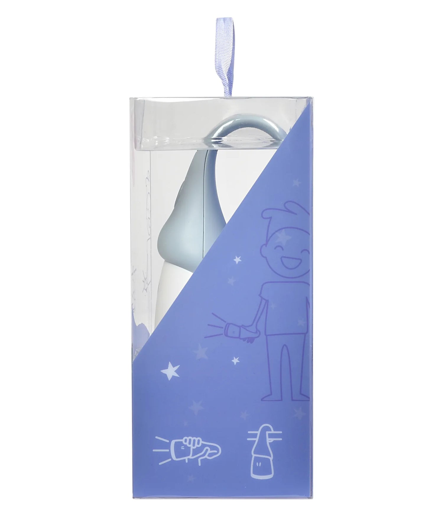 Beaba Pixie Torch 2-in-1 Movable Night Light - Pearl Blue