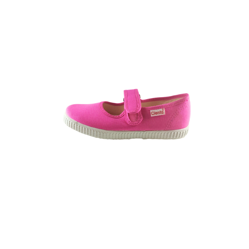 Pikkaboo Ceinta Mercedes Fuchsia Loop & Strap Kids Comfort Shoes