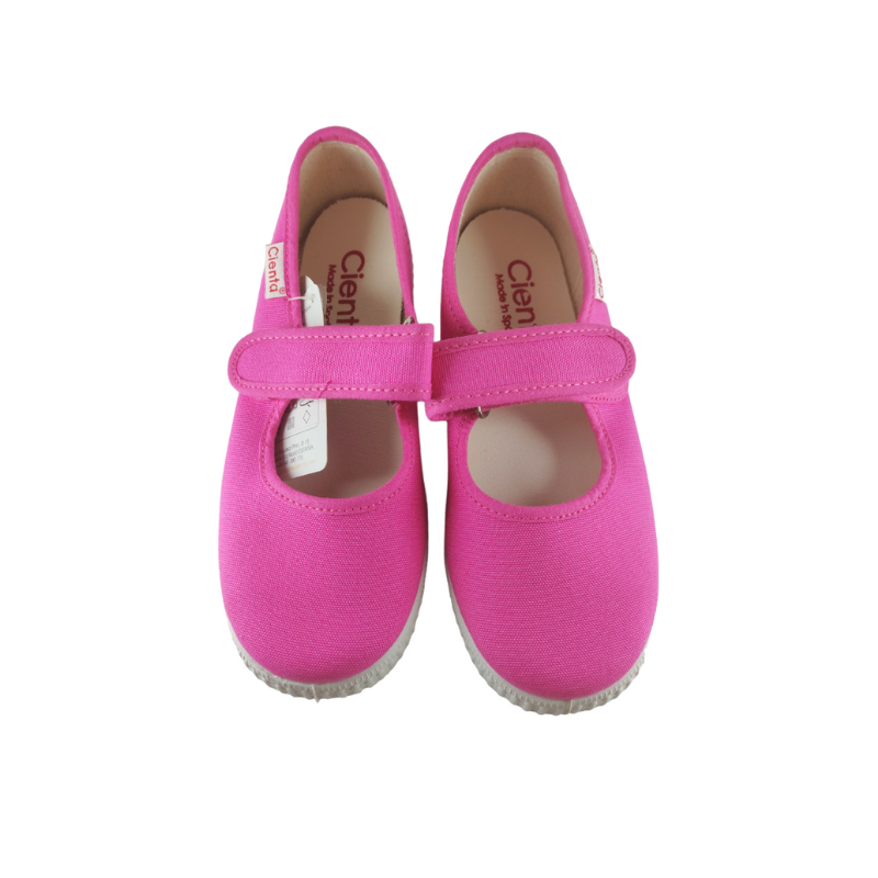 Pikkaboo Ceinta Mercedes Fuchsia Loop & Strap Kids Comfort Shoes