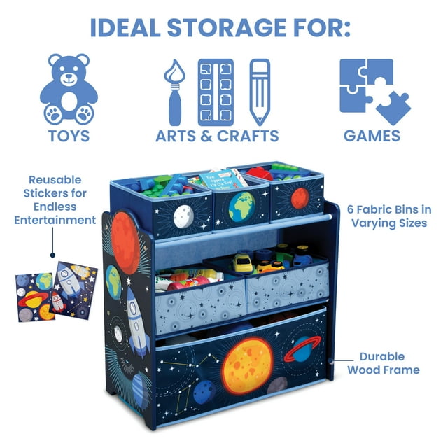 Delta Children Space Adventures Design And Store Toy Organizer