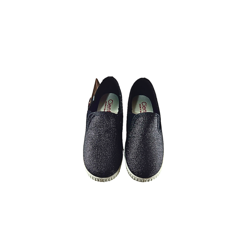 Pikkaboo Ceinta Black Shimmer Kids Comfort Shoes