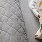 Sebra Quilted Changing Pillow - Elephant Grey