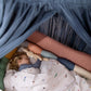 Sebra Quilted Baby Bumper - Midnight Plum