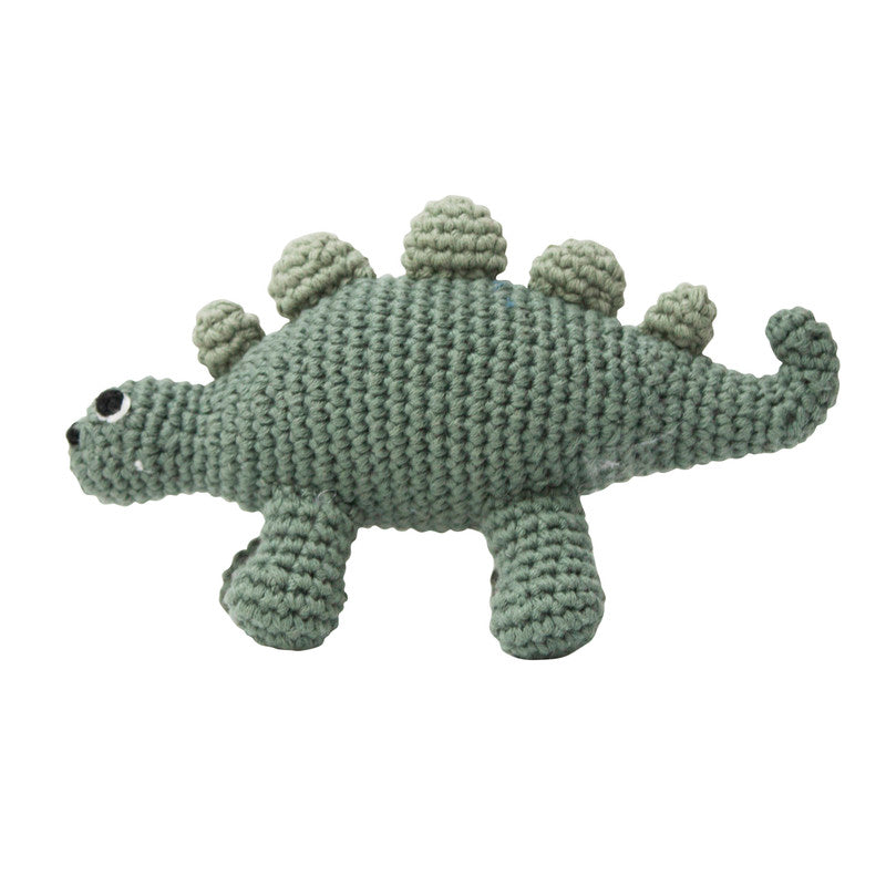 Sebra Crochet Rattle - Dino - Laadlee