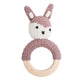 Sebra Crochet Rattle - Siggy On Ring - Laadlee