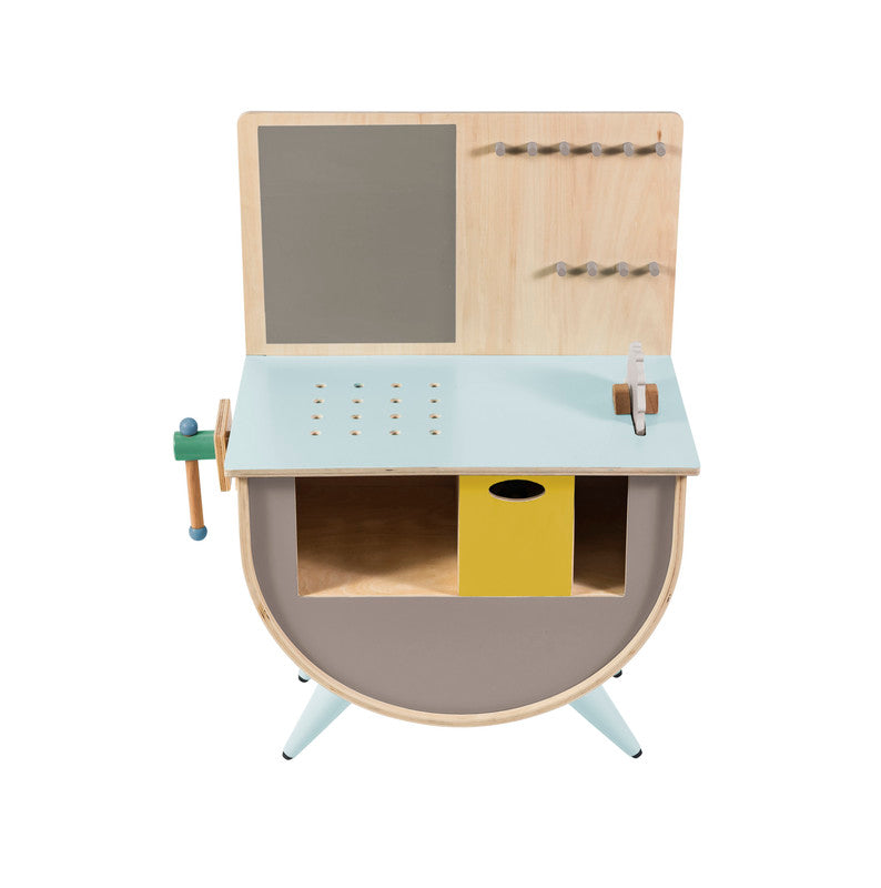 Sebra Play Tool Bench, Warm Grey - Laadlee