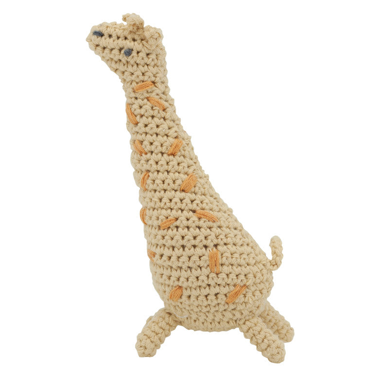 Sebra Crochet Rattle - Glenn The Giraffe - Laadlee