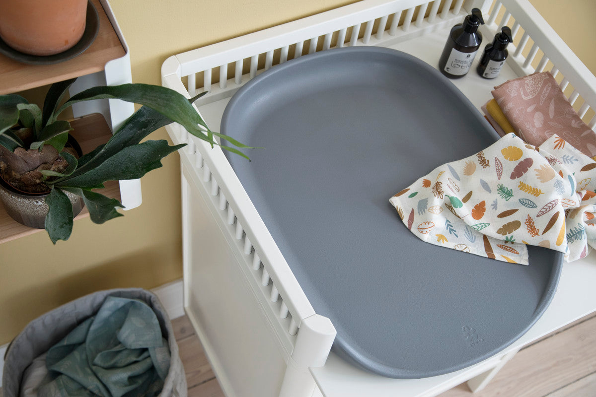 Sebra Pusle PUR Changing Mat - Dew Grey - Laadlee
