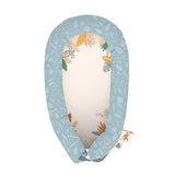 Sebra Baby Nest - Wildlife - Eucalyptus Blue - Laadlee