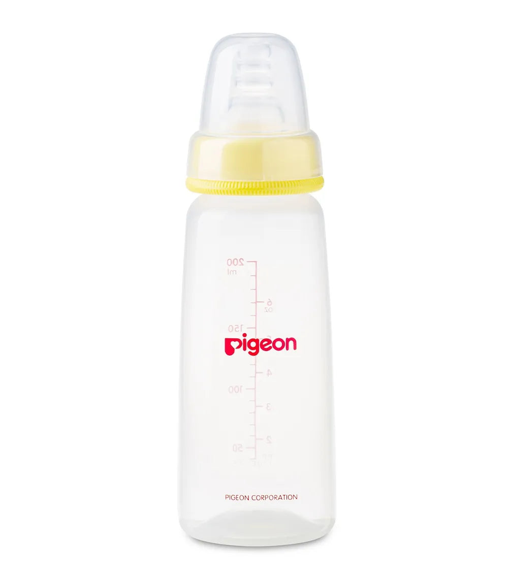 Pigeon Plastic Feeding Bottle 200ml - Assorted