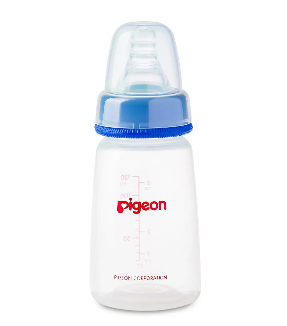 Pigeon Plastic Feeding Bottle 120ml  - Assorted