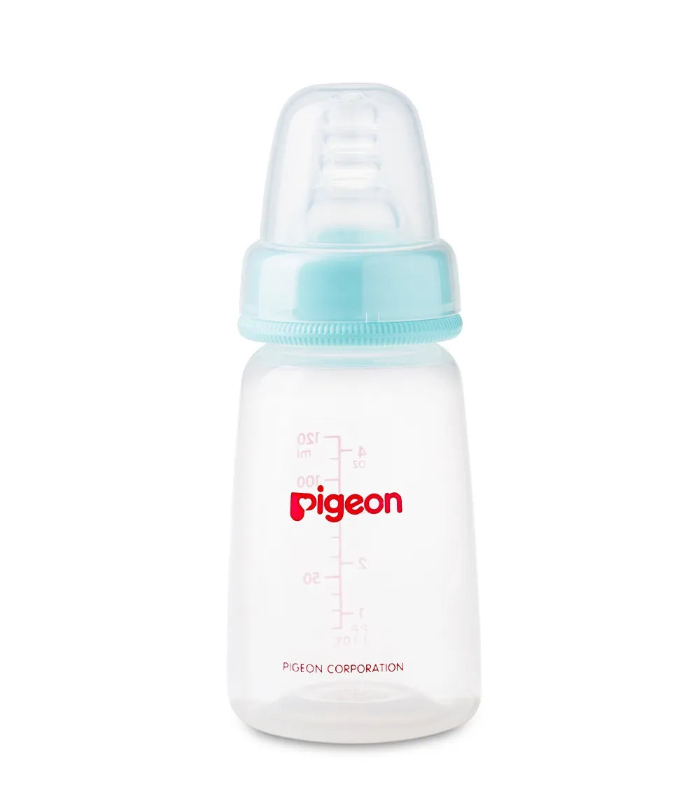 Pigeon Plastic Feeding Bottle 120ml  - Assorted