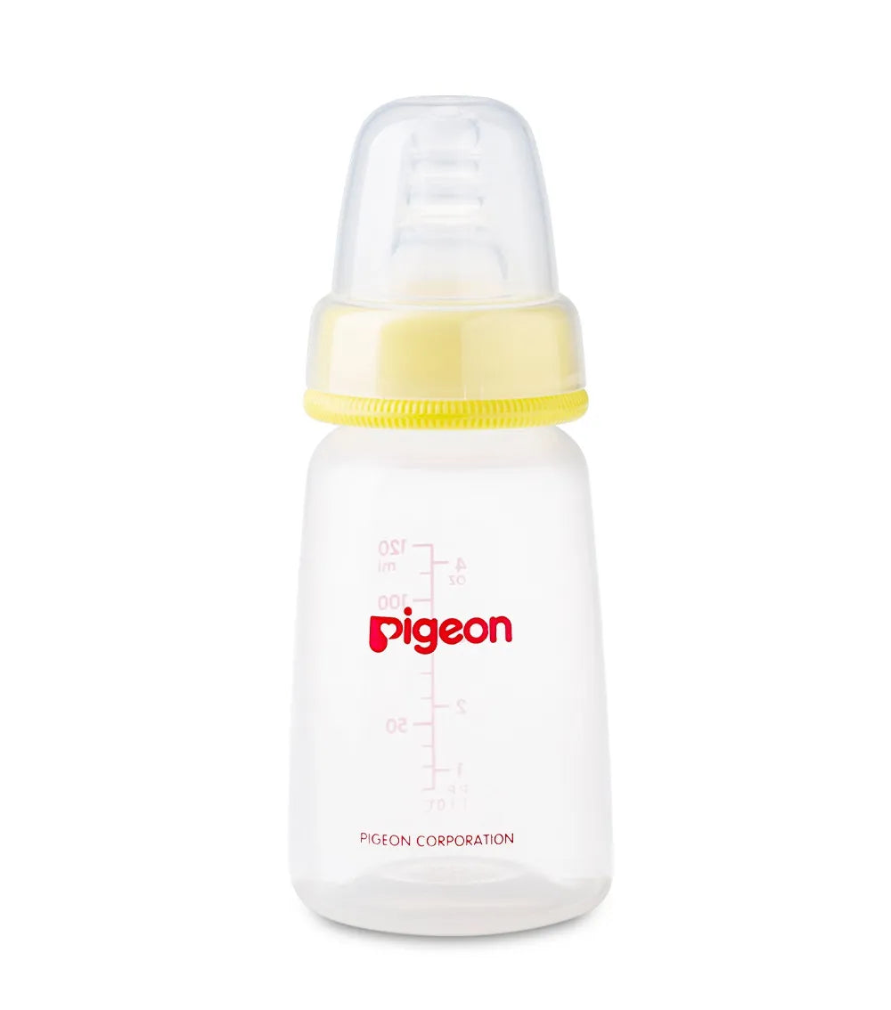 Pigeon Plastic Feeding Bottle 120ml  - Assorted