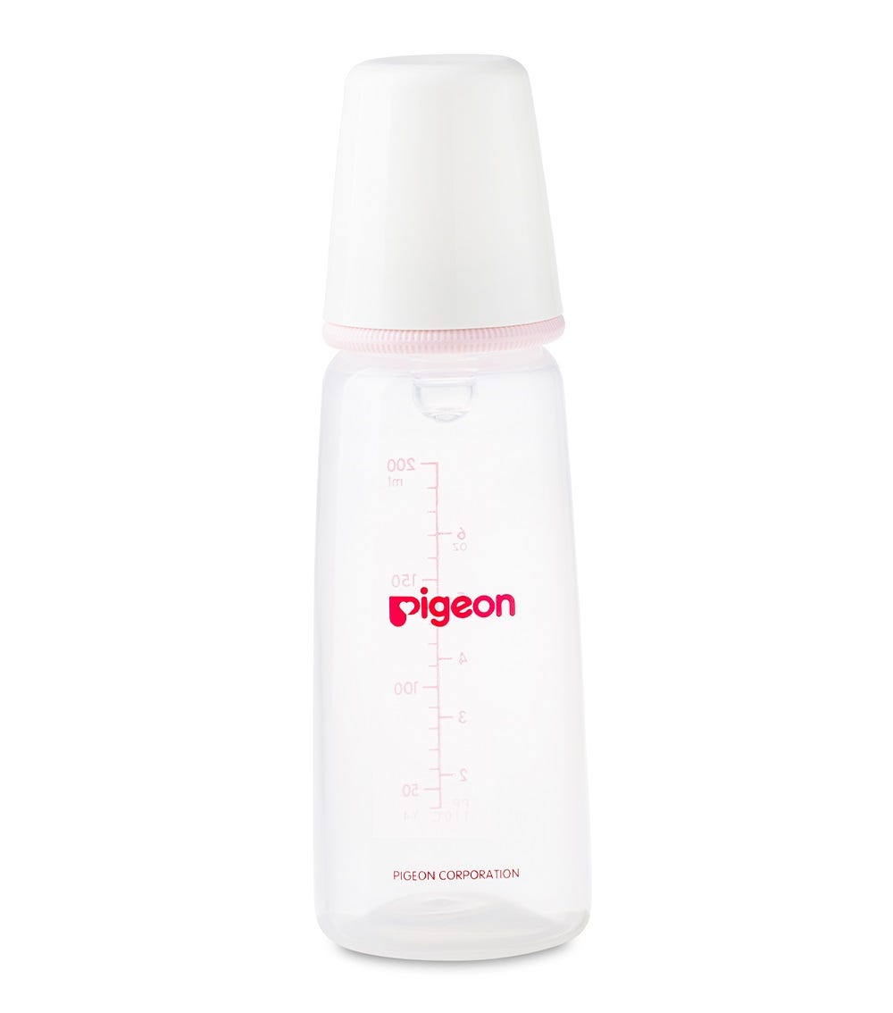 Pigeon Plastic Feeding Bottle Kp-6 200ml - Assorted