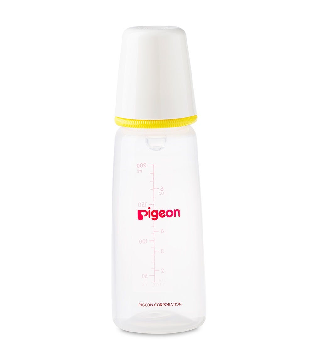 Pigeon Plastic Feeding Bottle Kp-6 200ml - Assorted