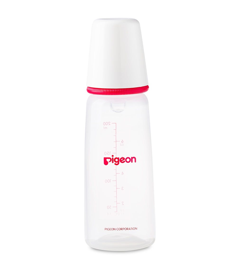 Pigeon Plastic Feeding Bottle Kp-6 200ml - Assorted