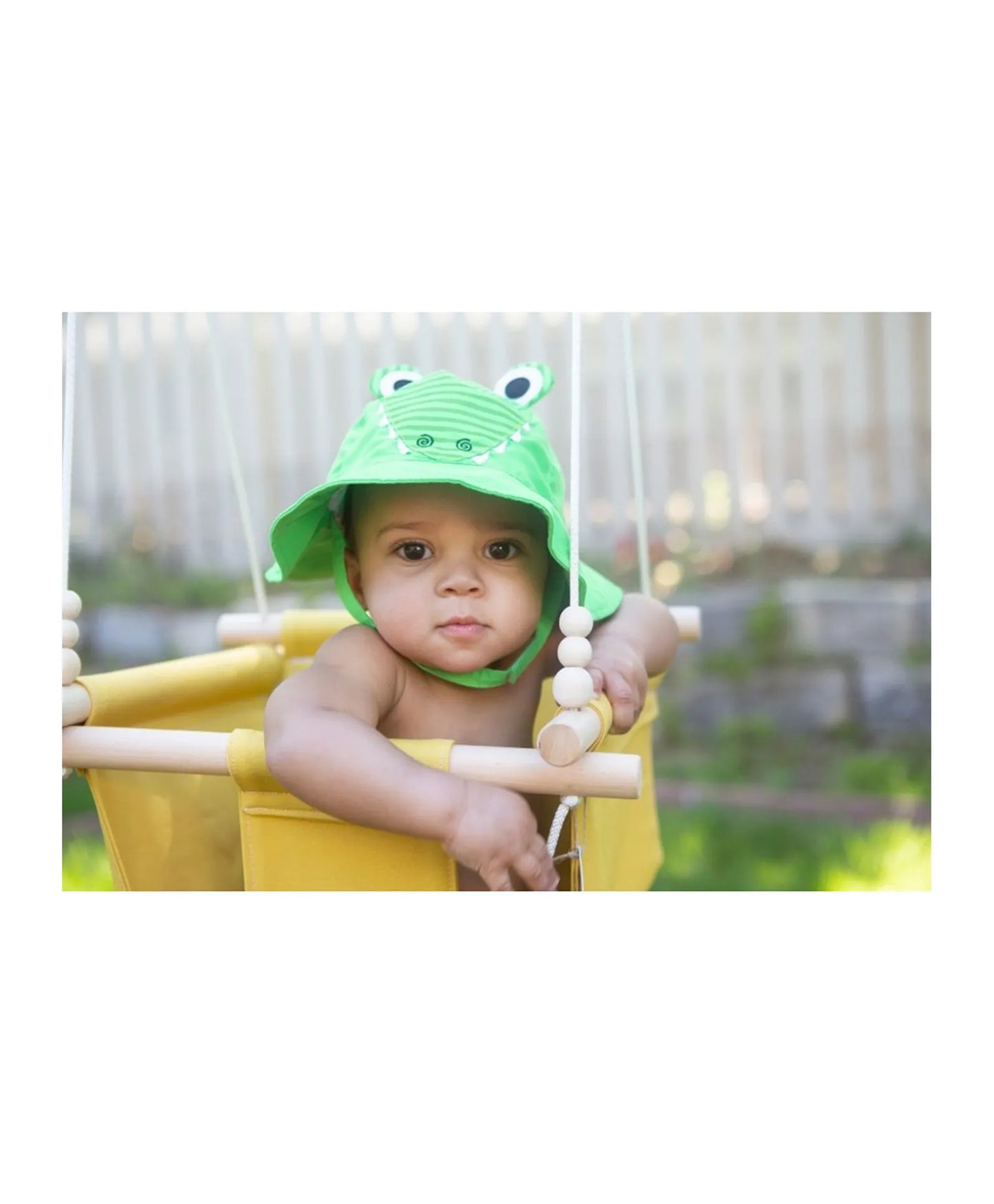 Zoocchini Reusable Baby Swim Diaper & Sun Hat Set - Alligator - Laadlee