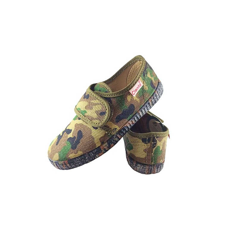 Pikkaboo Ceinta Kakhi Camou Kids Shoes