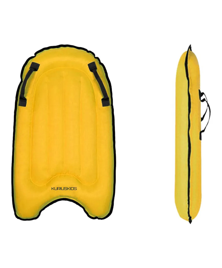 Kuriuskids Inflatable Bouyancy Surfboard - Yellow - Laadlee