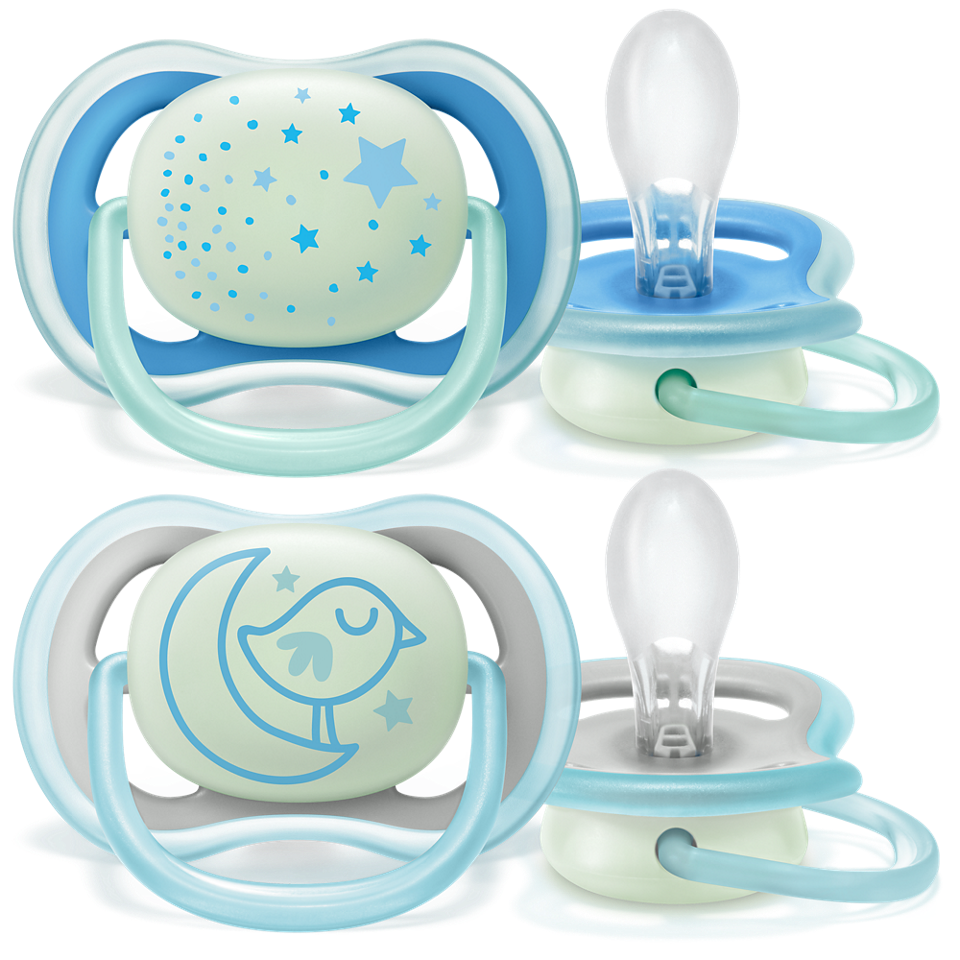 Philips Avent Ultra Air Pacifier 0M-6M Boy - 2 Pcs