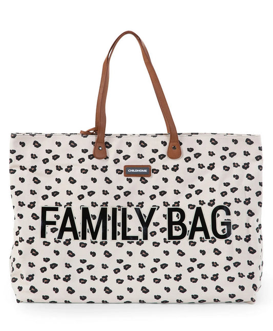 Childhome Family Bag - Canvas Leopard