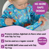 Tidy Tot Bib Long Sleeve - Owls