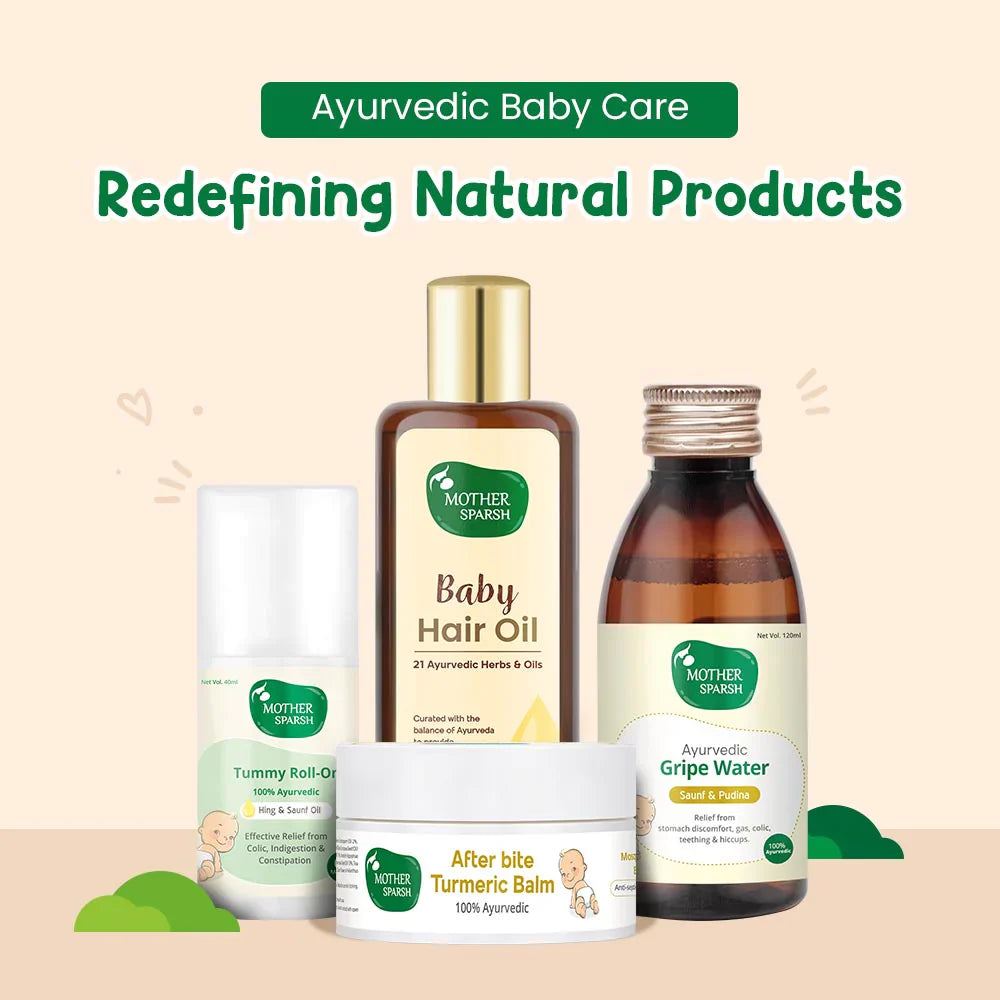 Mother Sparsh Ayurvedic Gripe Water - 120ml (Pack of 2) - Laadlee