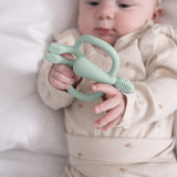 Matchstick Monkey Teether No Tail - Mint Green