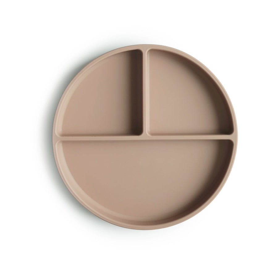 Mushie Silicone Plate Natural - Laadlee