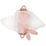 Anvi Baby Knotted Gown & Beanie Set - Rose Blush