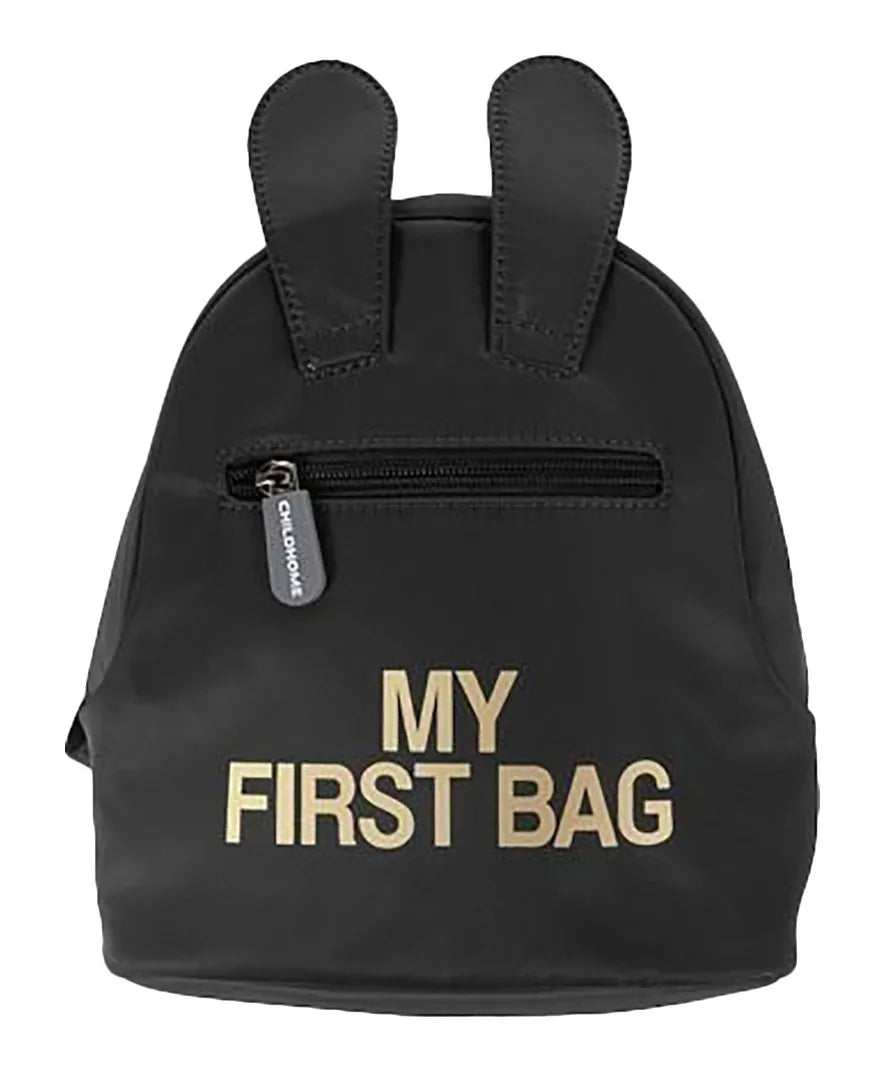 Childhome Kids My First Bag 9 Inch - Black