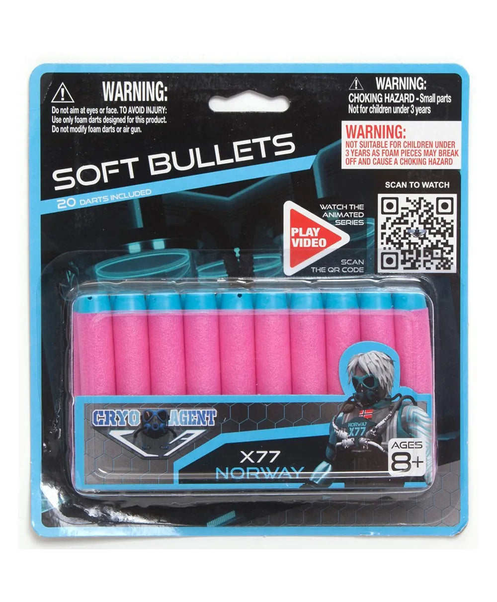 Cryo Agent 20 Pcs Soft Darts - Laadlee