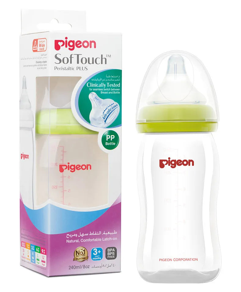 Pigeon Softtouch WN Plastic Bottle - 240ml