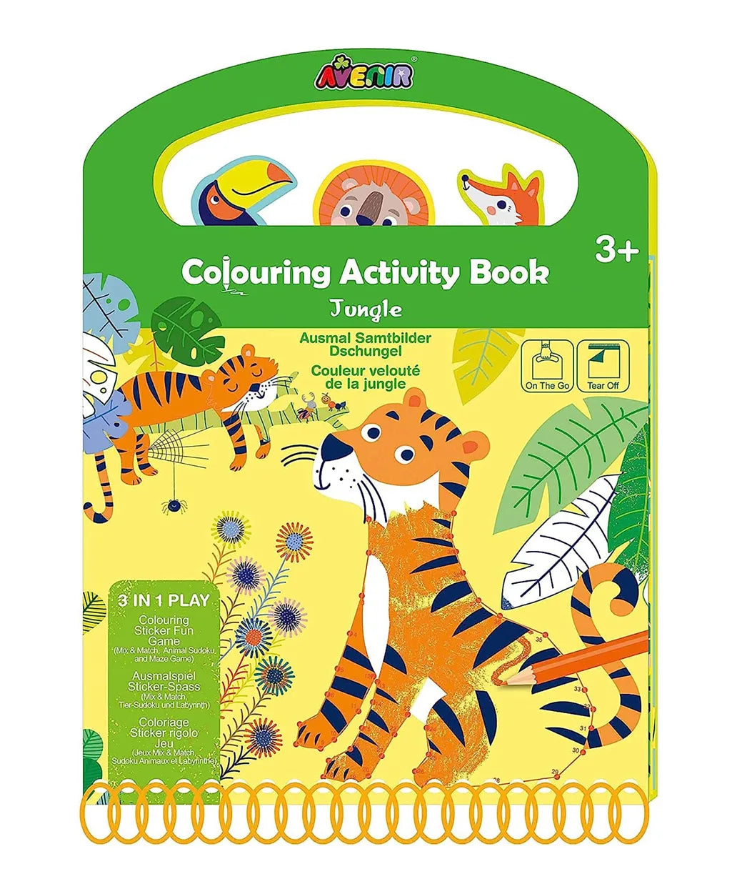 Avenir Coloring Activity Book - Jungle - Laadlee