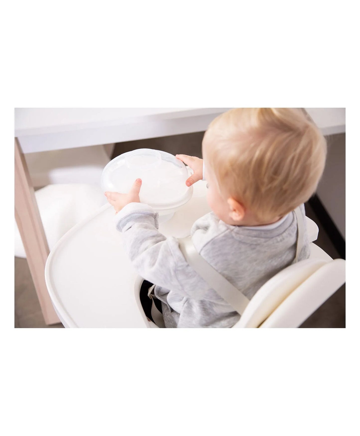 Childhome Evolu Tray ABS + Silicone Placemat - White