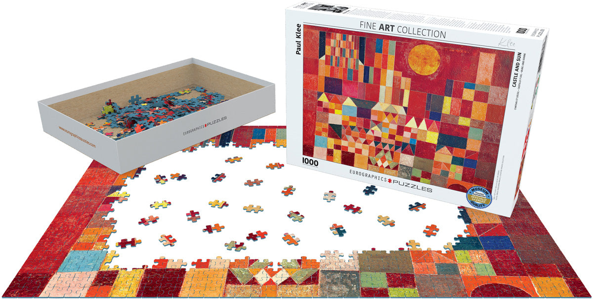 eurographics-castle-and-sun-by-paul-klee-puzzle-1000pcs - 2