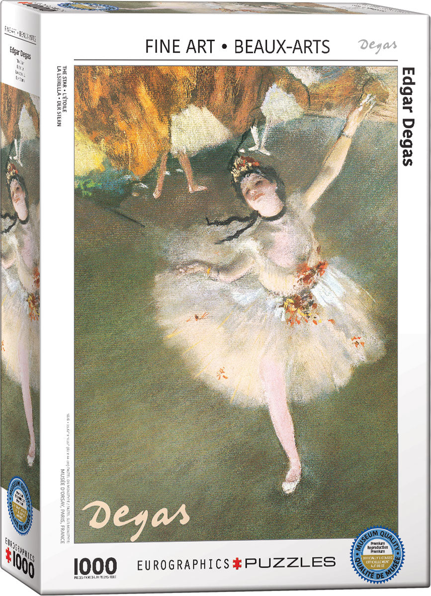 eurographics-the-star-ballerina-by-edgar-degas-puzzle-1000pcs - 1