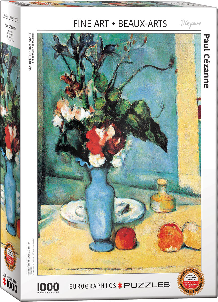 eurographics-blue-vase-by-paul-cezanne-puzzle-1000pcs - 1
