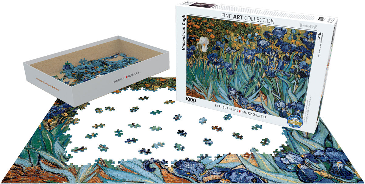 eurographics-irises-by-vincent-van-gogh-puzzle-1000pcs - 1