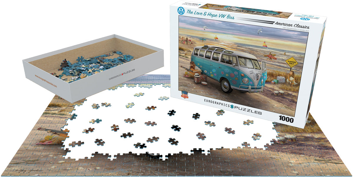 eurographics-love-hope-vw-bus-puzzle-1000pcs - 2
