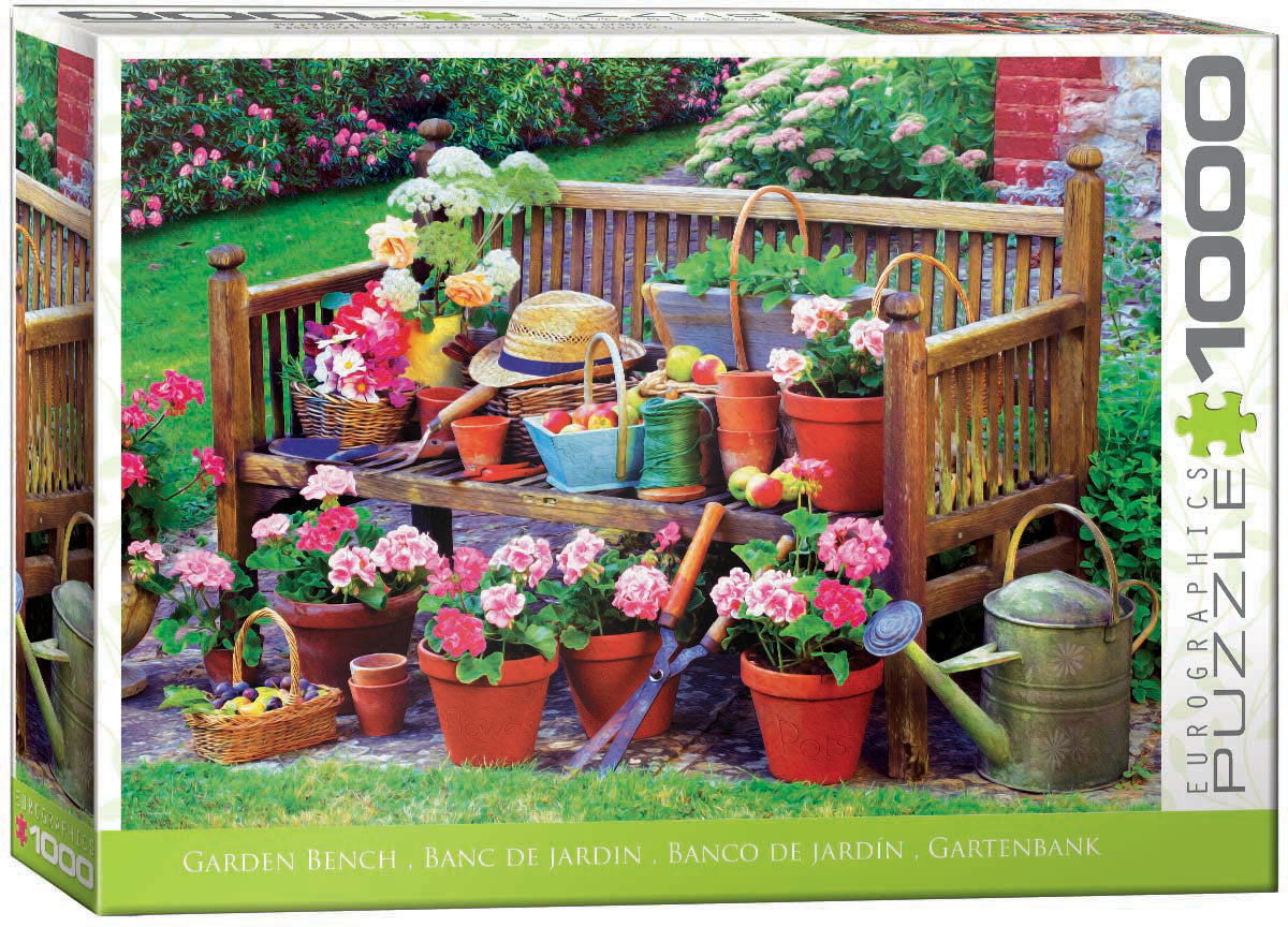 EuroGraphics Garden Bench Puzzle - 1000Pcs